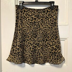 Express Leopard Print Skirt – Size S